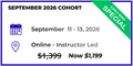 September 2026 Cohort - In Person (Dallas)